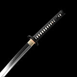 Hand Forged Katana High Carbon Steel With Clay Tempered Engraving Scabbard