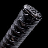 Handmade Katana,Japanese Style Samurai Sword Lightning Engraving Blade Blue