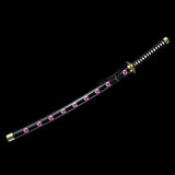Roronoa Zoro Shusui Katana,Japanese Samurai Replica Real Steel Full Tang Blade
