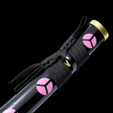 Roronoa Zoro Shusui Katana,Japanese Samurai Replica Real Steel Full Tang Blade