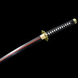Roronoa Zoro Shusui Katana,Japanese Samurai Replica Real Steel Full Tang Blade
