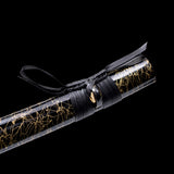 Handmade Katana,Japanese Style Samurai Lightning Engraving Blade Blue