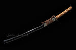 Japanese Katana Sword Samurai Clay Tempered Steel Real Hamon