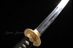 Highmade Wakizashi Clay Tempered Blade Wakizashi Rosewood Saya Samurai