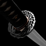 Hand Forged Katana High Carbon Steel With Clay Tempered Engraving Scabbard