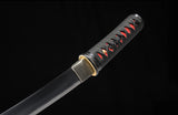 Fully Handmade High Carbon Steel Clay Tempered Tanto Iron Tsuba Short
