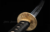 Highmade Wakizashi Clay Tempered Blade Wakizashi Rosewood Saya Samurai