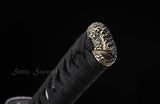 Handmade Tanto,Folded Damasus Steel With Clay Tempered Blade Tanto