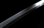 Handmade Katana Japanese High Carbon Steel With Clay Temperd Green Scabbard