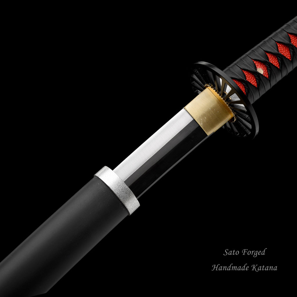 Handmade Demon Slayer Sword Rengoku Tanjirou Real Metal Full Tang