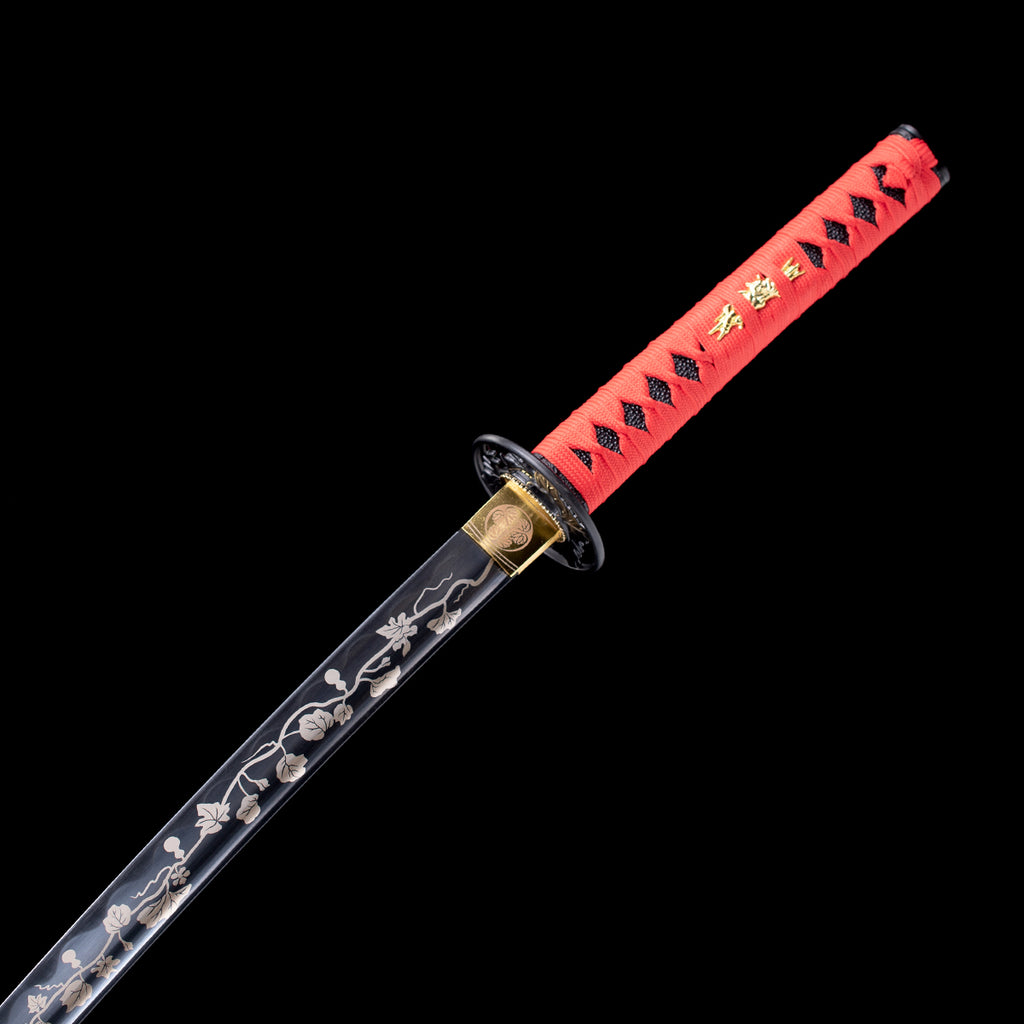 Handmade Katana,Real Japanese Samurai Katana Engraving Design