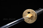 Highmade Wakizashi Clay Tempered Blade Wakizashi Rosewood Saya Samurai