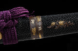 Authentic Classic Tanto Japanese Folded Steel Clay Tempered Forged Short