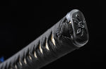 Real Japanese Samurai, High Carbon Steel Full Tang Blade With Crack Scabbard