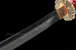 Classic Taichi Katana Japanese Clay Tempered Traditional Handmade Samurai Taichi