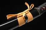Fully Handmade High Carbon Steel Clay Tempered Tanto Iron Tsuba Short