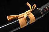 Fully Handmade High Carbon Steel Clay Tempered Tanto Iron Tsuba Short
