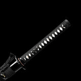 Hand Forged Katana High Carbon Steel With Clay Tempered Engraving Scabbard