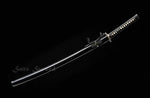 Traditional Katana Clay Tempered Japanese Samurai Katana Black Scabbard