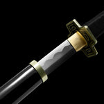 Roronoa Zoro Yubashiri Katana,Japanese Samurai Real Carbon Full Tang Blade Replica