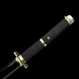 Roronoa Zoro Yubashiri Katana,Japanese Samurai Real Carbon Full Tang Blade Replica