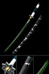 Demon Slayer Kimetsu no Yaiba Real Steel Handmade Anime Katana Kamado Tanjirou Rengoku Cosplay Replica