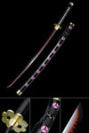 Roronoa Zoro Shusui Katana,Japanese Samurai Replica Real Steel Full Tang Blade