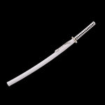 White Katana,Samurai Katana Manganese Steel Engraving White Scabbard