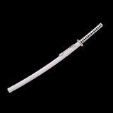 White Katana,Samurai Katana Manganese Steel Engraving White Scabbard