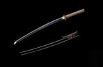 Hand Forged Katana Folded Damasus Steel Real Hamon Samurai Katana Brown Wrap