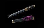 Authentic Classic Tanto Japanese Folded Steel Clay Tempered Forged Short