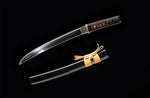 Fully Handmade High Carbon Steel Clay Tempered Tanto Iron Tsuba Short