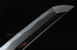 Handmade Tanto,Folded Damasus Steel With Clay Tempered Blade Tanto