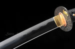 Handmade Samurai Swords,Folded Damasus Wakizashi Clay Tempered High Grade Katana