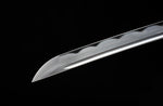 Handmade Katana Sword High Carbon Steel Practice With Black Scabbard