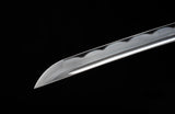 Handmade Katana Sword High Carbon Steel Practice With Black Scabbard