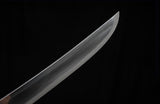 Fully Handmade High Carbon Steel Clay Tempered Tanto Iron Tsuba Short