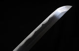 Hand Forged Katana Folded Damasus Steel Real Hamon Samurai Katana Brown Wrap