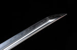 Clay Tempered Katana High Carbon Steel Japanese Katana With Red Scabbard