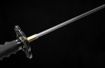 Handmade Katana High Carbon Steel Samurai Black Scabbard General