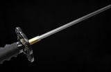 Handmade Katana High Carbon Steel Samurai Black Scabbard General