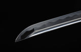 Real Japanese Samurai, High Carbon Steel Full Tang Blade With Crack Scabbard