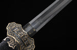 Chinese JIAN Damascus Folded Steel Tang Dynasty Straight Jian