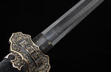 Chinese JIAN Damascus Folded Steel Tang Dynasty Straight Jian