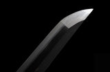 Authentic Classic Tanto Japanese Folded Steel Clay Tempered Forged Short