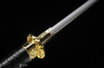 Japanese Tanto,High Carbon Steel Short Tanto Japanese Blade Golden Bamboo