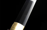 Authentic Classic Tanto Japanese Folded Steel Clay Tempered Forged Short
