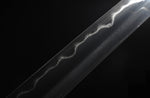Handmade Folded Steel Katana Clay Tempered With Handle Leather Ito Full Tang