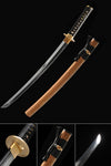 Highmade Wakizashi Clay Tempered Blade Wakizashi Rosewood Saya Samurai