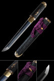 Authentic Classic Tanto Japanese Folded Steel Clay Tempered Forged Short
